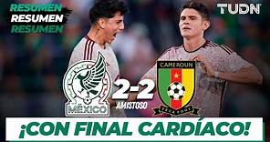 Resumen y goles | México 2-2 Camerún | Amsitoso Internacional 2023 | TUDN