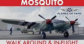 De Havilland Mosquito | In-Flight & Walk Around | Planes of Fame