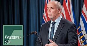 Premier answers questions from the media at weekly update | Vancouver Sun