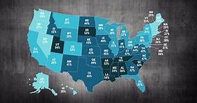 Animated map shows the most religious states in America