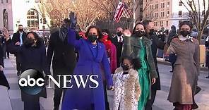 Vice President Kamala Harris takes her walk to the White House