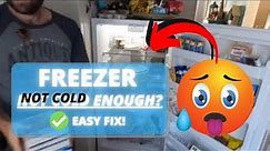 Whirlpool Freezer Not Cold Enough? Problem Solved!