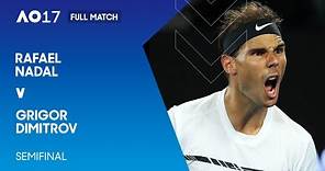 Rafael Nadal v Grigor Dimitrov Full Match | Australian Open 2017 Semifinal