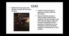 Las Leyes Nuevas, 1542: fin de las Leyes de Burgos (p#7)