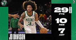 JD Davison Drops A CAREER-HIGH 29 PTS,10 REB, And 7 AST!