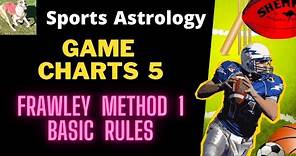 Sports Astrology Prediction with Frawley Method: Learn Basic Rules with Game Charts 5