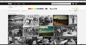 How to search Flickr The Commons and download images