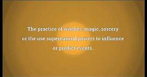 Witchcraft Meaning