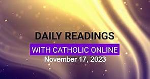 Daily Reading for Friday, November 17th, 2023 HD
