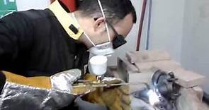 Saldatura Ghisa Collettore Scarico - Welding cast iron turbo exhaust manifold