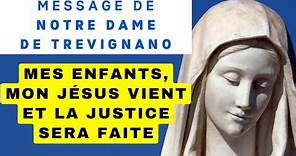 ✨ Mes enfants, mon Jésus vient et la justice sera faite ✨ Message de MARIE