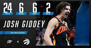 Josh Giddey posts season-high in a double OT win for the #Thunder! | #NBA
