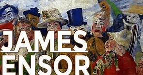 James Ensor: A collection of 90 works (4K)