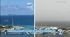 Photos show Sahara desert dust storm blanketing the Caribbean | ABC7