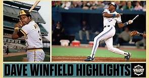 Dave Winfield could do it ALL! The Hall of Famer was AWESOME on the field