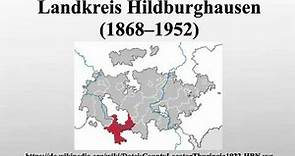 Landkreis Hildburghausen (1868–1952)