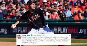 Trevor Bauer apologizes to Astros fan over Twitter feud