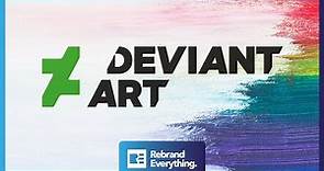 Redesigning the Deviant Art LOGO! Logo design process from start to finish.