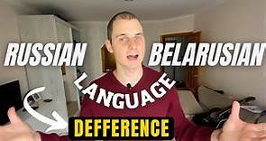 The Difference between Russian and Belarusian language