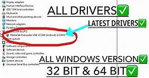 2024: Install LATEST MTK MediaTek USB Drivers In Windows XP, 7, 8, 10 or 11