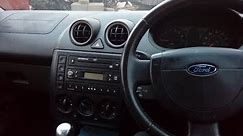 Fiesta mk5 2002-2008 triple dash how to remove & refit a radio simple step by step guide