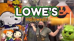 LOWE’S SPOOKTACULAR HALLOWEEN HEADQUARTERS! Some stuff is so creepy it scared 😱 me! ☠️💀 MUST SEE!