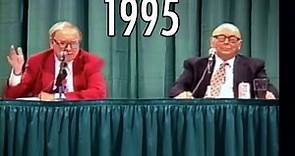 1995 Berkshire Hathaway Annual Meeting Warren Buffett Charlie Munger FULL Q&A