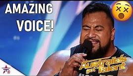 Eddie Williams: Strongest Man On Earth SHOCKS With A Singing Audition!😱| Australia's Got Talent 2019