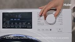 Haier - New Haier front load washer, fresh laundry...