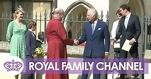 King Charles and royal family leave first Easter Sunday of reign