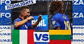 Highlights: Italia-Lituania 5-0 (8 settembre 2021)