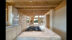 Bright Modern Log Home