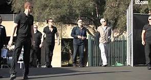 U2 Arrives @ the Rose Bowl