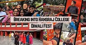 Hansraj College Diwali Mela 2k23 🔥 | College Fest North Campus, Delhi University #hansrajcollege