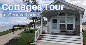Tour the Cottages at Geneva Lodge 🫶 BEST VIEWS on Geneva-On-The-Lake
