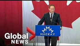 Peter MacKay formally announces Conservative Party leadership bid | FULL