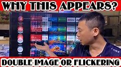 Why Do Screen Tv Have Problems? DOUBLE IMAGE OR FLICKERING | LED TV Panel Repair [ NEW Video 2021 ]