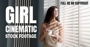 Royalty Free Woman Cinematic Stock Footage || Girl Cinematic Stock Footage Video No Copyright