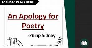 An Apology for Poetry | Philip Sidney | IRENE FRANCIS