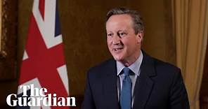 David Cameron gives first interview as UK foreign secretary