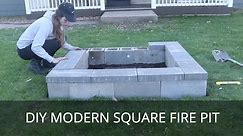 DIY Fire Pit | Modern Square Fire Ring [Step-by-Step Guide]