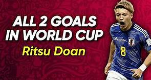 Ritsu Doan 2022 • All 2 goals for Japan in World Cup