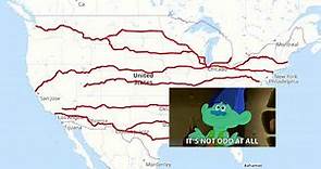 U.S. Interstate System Simplified