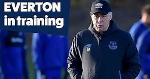 CARLO ANCELOTTI'S FIRST TRAINING SESSION AS EVERTON MANAGER!