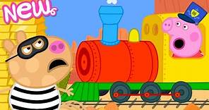 Peppa Pig Tales 🚂 The Great Train Robbery 💰 BRAND NEW Peppa Pig Episodes