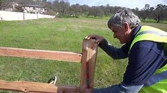 How to build a split rail fence