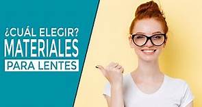 Materiales para lentes oftálmicos