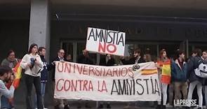 Madrid, studenti contro l'amnistia per gli indipendentisti catalani
