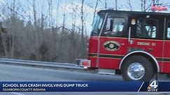 School bus vs dump truck