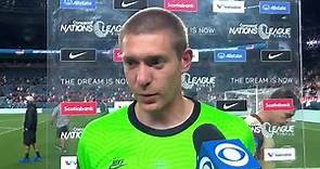 U.S. goalkeeper, Colorado’s Ethan Horvath, discusses game-winning save